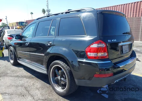 2007 Mercedes-Benz Gl 450 4Matic z USA, uszkodzony, nr VIN 4JGBF71EX7A233989